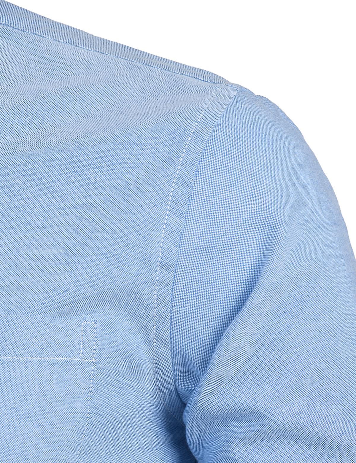 ZEROYAA Men's Hipster Casual Slim Fit Long Sleeve Button Down Oxford Shirts with Chest Pocket