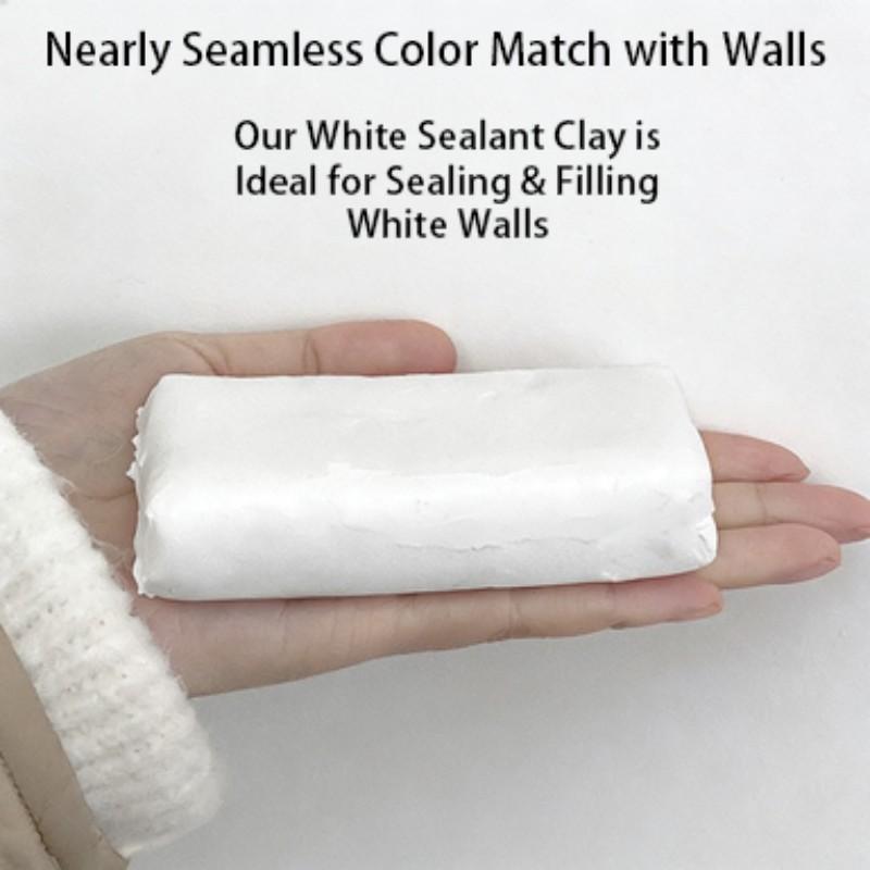 Household Sealant Clay for Ac Hole & Drain Pipe Wall Repair, Sealing Rubber Mud, 20-Pack, Durable Leak Prevention Solution