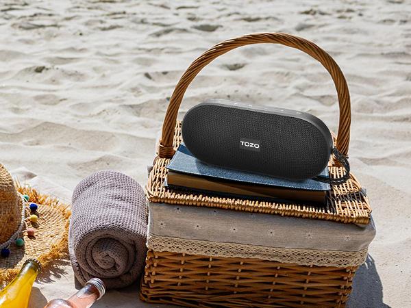 TOZO-PA1 Bluetooth Speakers with 20W Stereo Sound, 25H Playtime, IPX7 Waterproof Portable Wireless Speakers Audio Protection Smartphone FathersDayGift