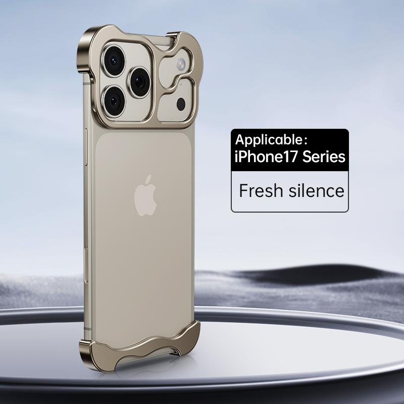 Phone Case Compatible with iPhone 17 Pro Max 16 15 14 13 Compatible with Lens Camera Protection, Frameless Minimalist Design, Extremely Highlighting Personality
