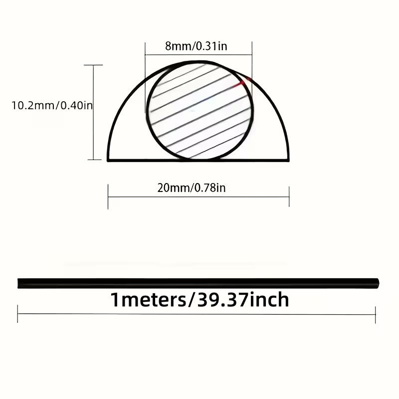 1meters Self-Adhesive Cable Protector - a Wire Management System for Walls And Floors, Easy to Install, Available in Multiple Colors, a Solution for Concealing Wires, Minimalist Aesthetic Wire Sleeves, Flexible Wire Covers