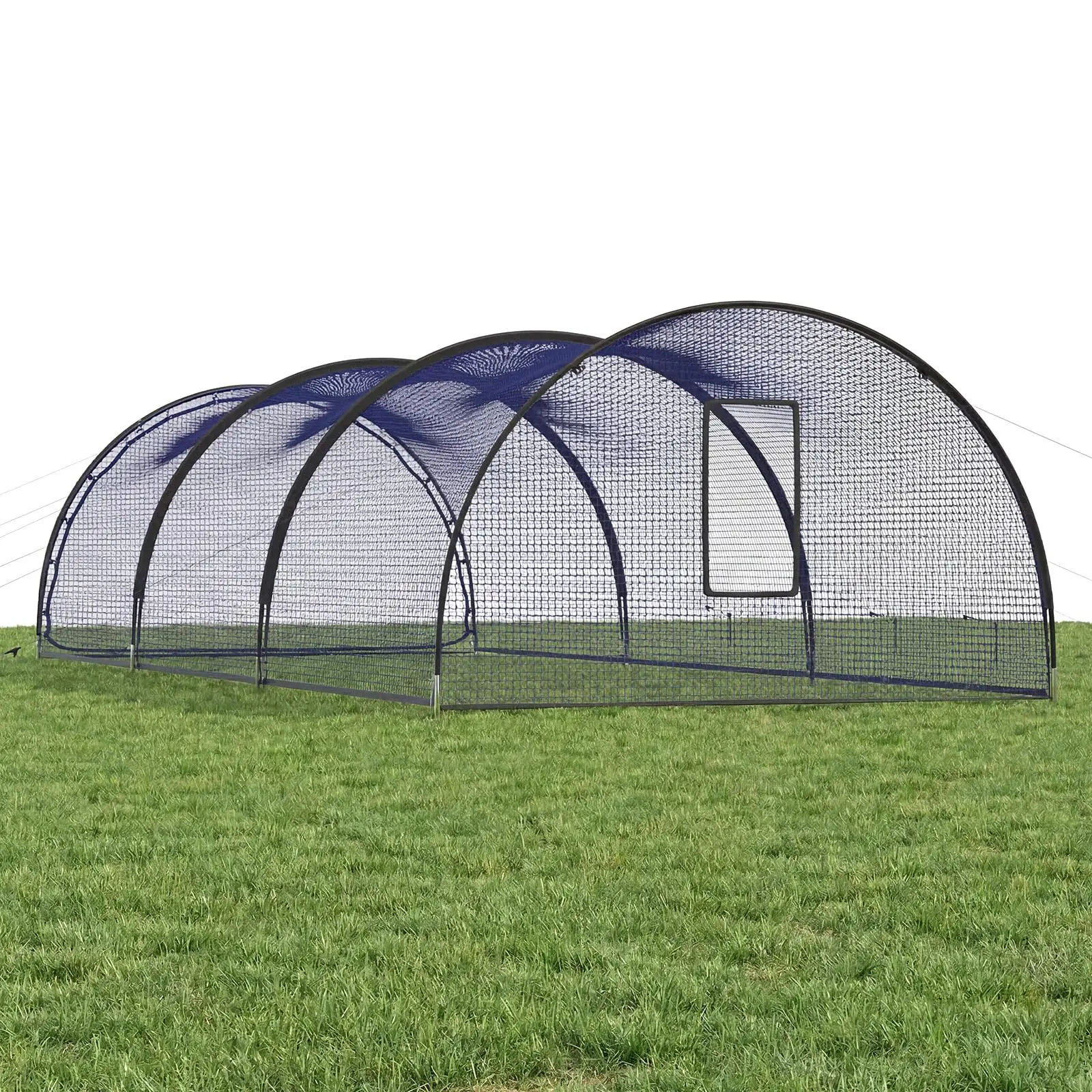 30ft x 12ft x 8ft Baseball Batting Cages, Portable Practice Softball Cage with Pitching Machine Hole and Carry Bag for Indoor Outdoor Backyard Field