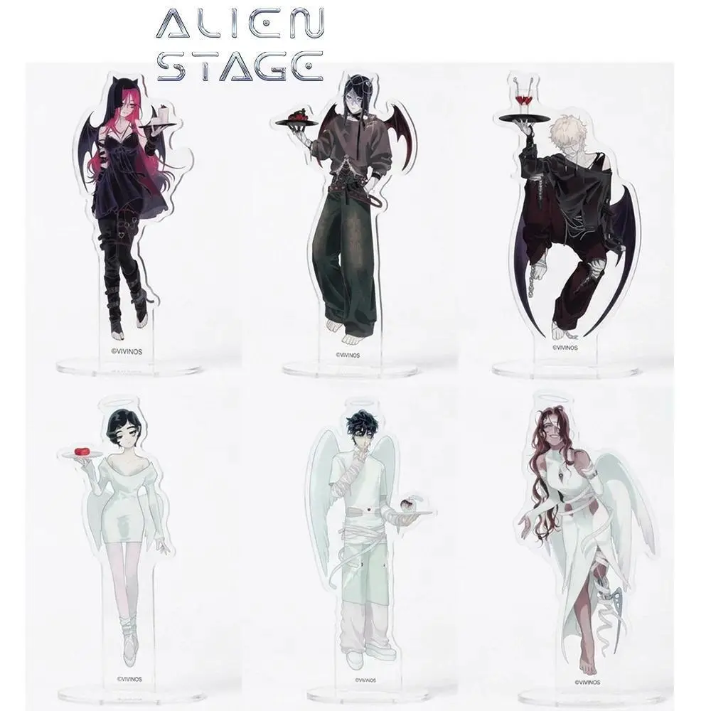 Anime ALIEN STAGE Mizi Luka Ivan Hyuna Till Sua Cosplay Figure Stand Acrylic Standing Plate Model Desktop Collect Decoration