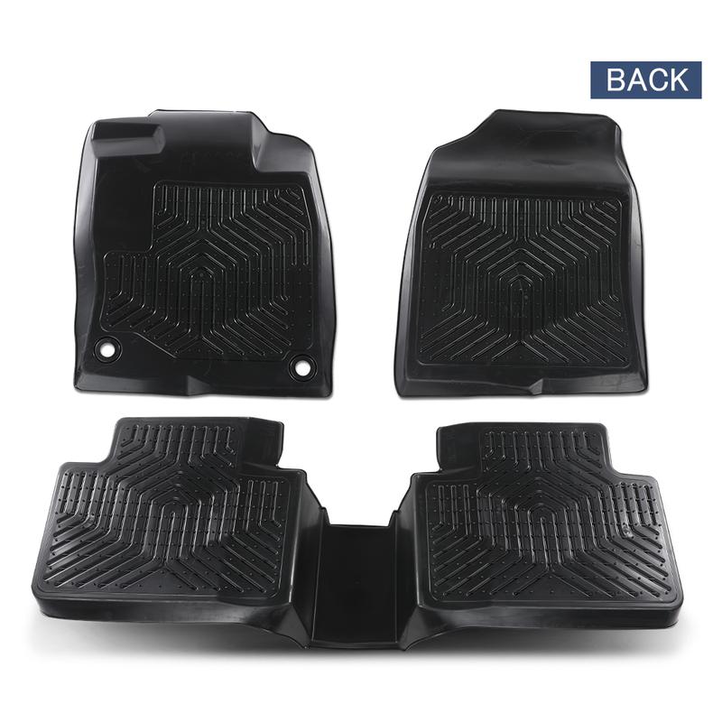 TPE Car Floor Mats Fit for Honda Civic Sedan & Hatchback Coupe 2016-2021,All Weather Full Cover Protection Floor Liners,Waterproof Anti-slip Car Liners Vehicle Automotive