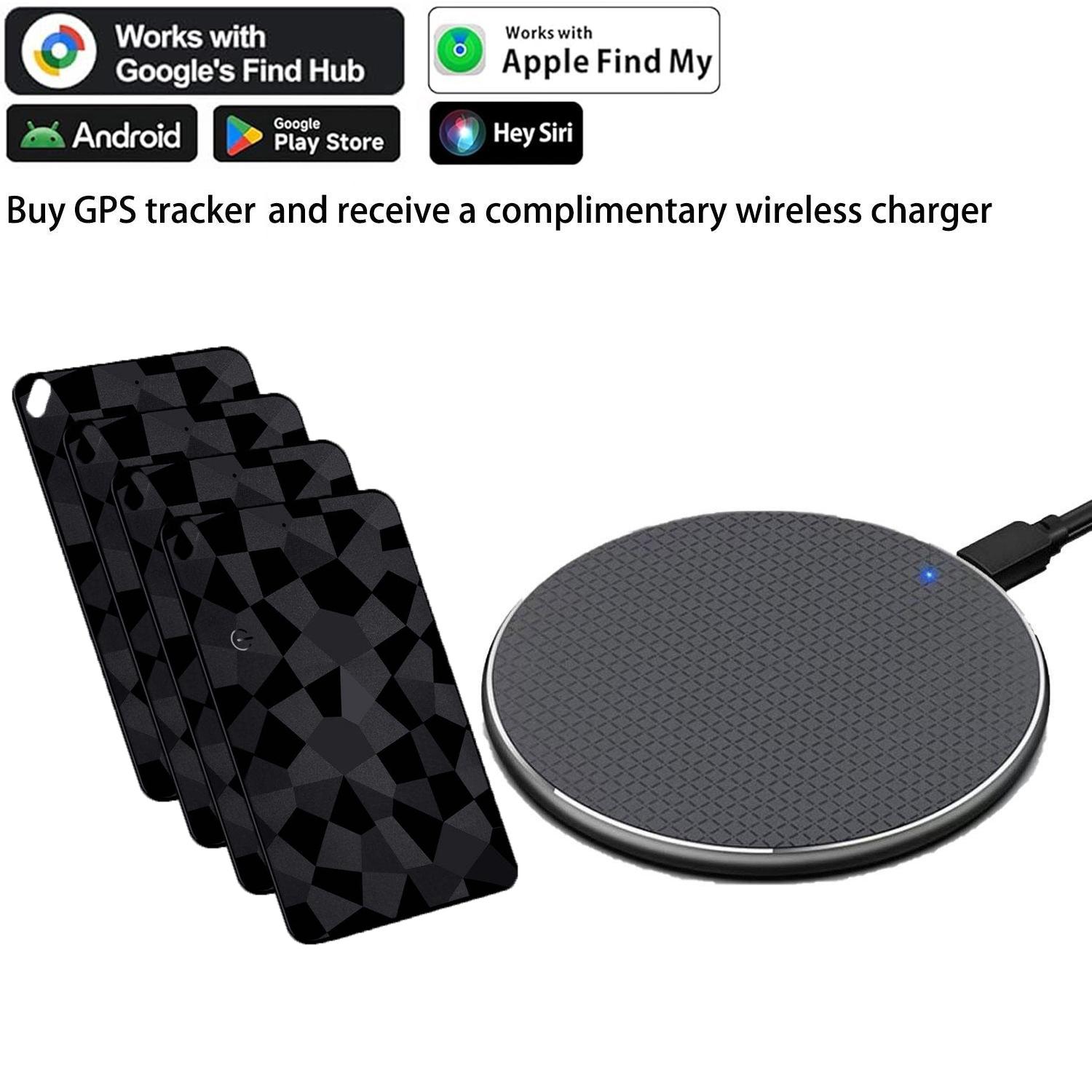Wallet Tracker Card Air Tag, Bluetooth-compatible Smart Wallet Finder, Ultra-Thin 0.08 Inch, IP68 Waterproof, Supports Android & iOS, Luggage Tags, Passport, Wallet Locator