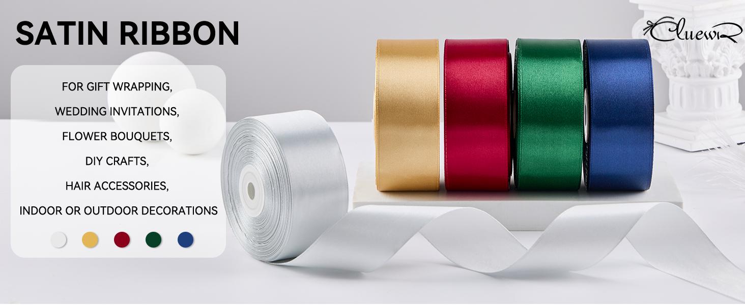 Black Ribbon, 1-1/2 Inches, 50 Yards