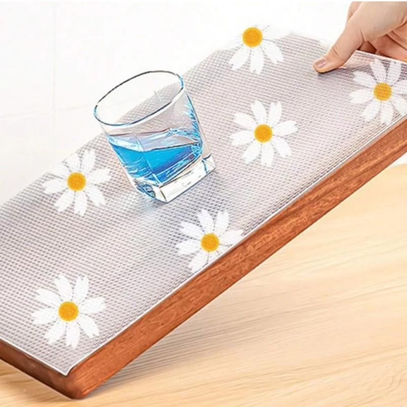 Advanced Non-Stick Cabinet and Drawer Lining, Waterproof Shelf Paper, Modern Pattern, Durable Eva, Kitchen Use, High-Quality Shelving Liner