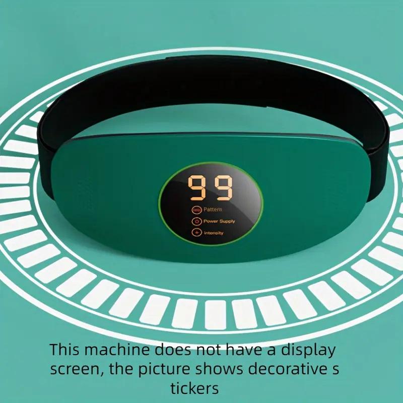 Adjustable Automatic Massage Mode, Rechargeable Vibration Waist Massager, Portable Abdominal Massager, Hip Massager with Vibration