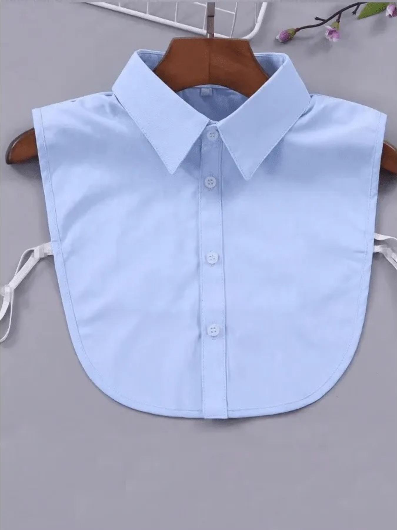 Women's Fashion Detachable Pointed Collar, Versatile Decorative Collar with Polyester Fabric