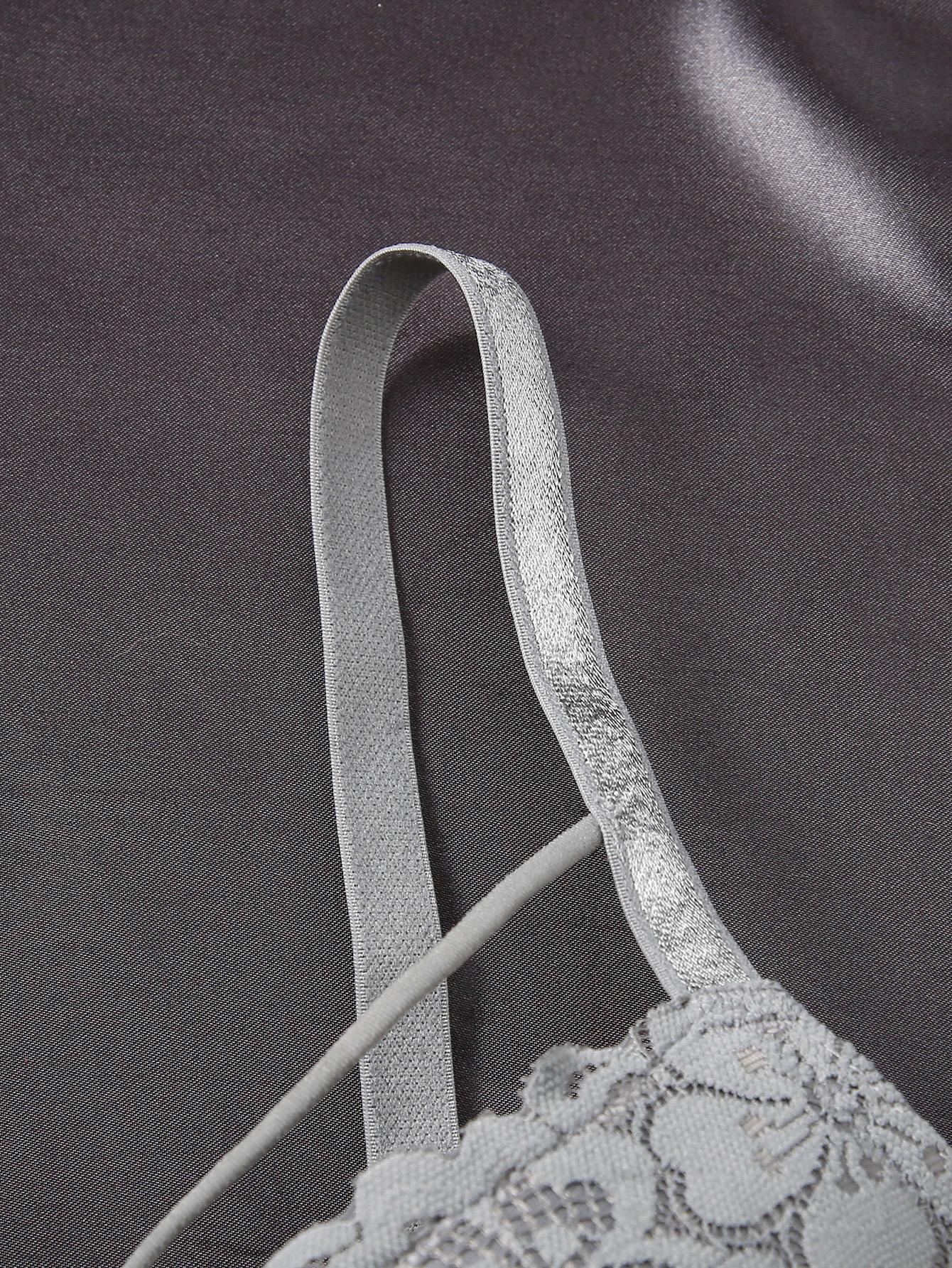 Ecomilky 3-Pack Women's Floral Lace Push Up Bra, Adjustable Strap Underwire Bra, Soft Comfortable Breathable Lingerie for All Seasons Womenswear bra bras for women