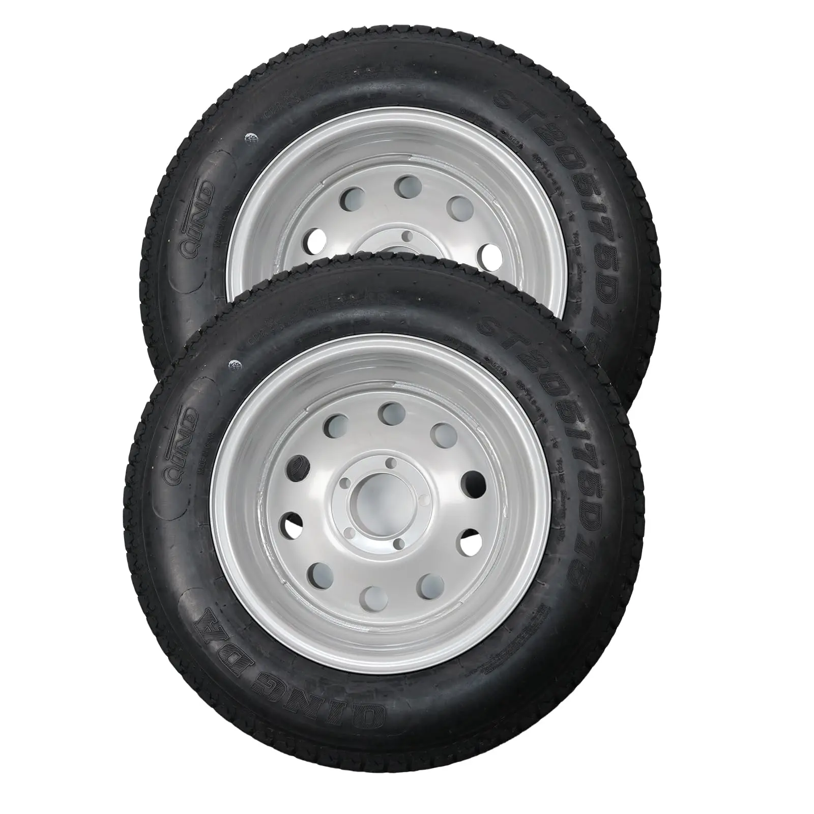 2Pcs ST205/75D15 6PR 5Lug