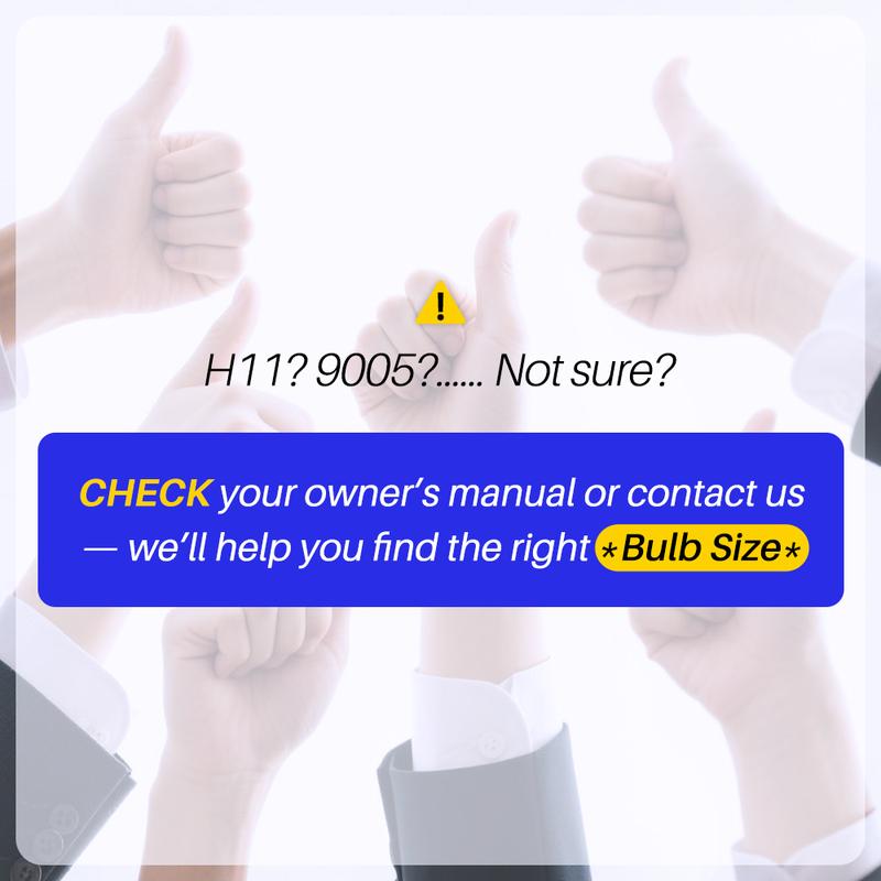 AUTOONE 9005/9006/H4/H7/H13/9012 LED Headlight Bulb, Upgraded High Lumen, 1:1 Mini Size, Plug-and-Play, 2 PCS