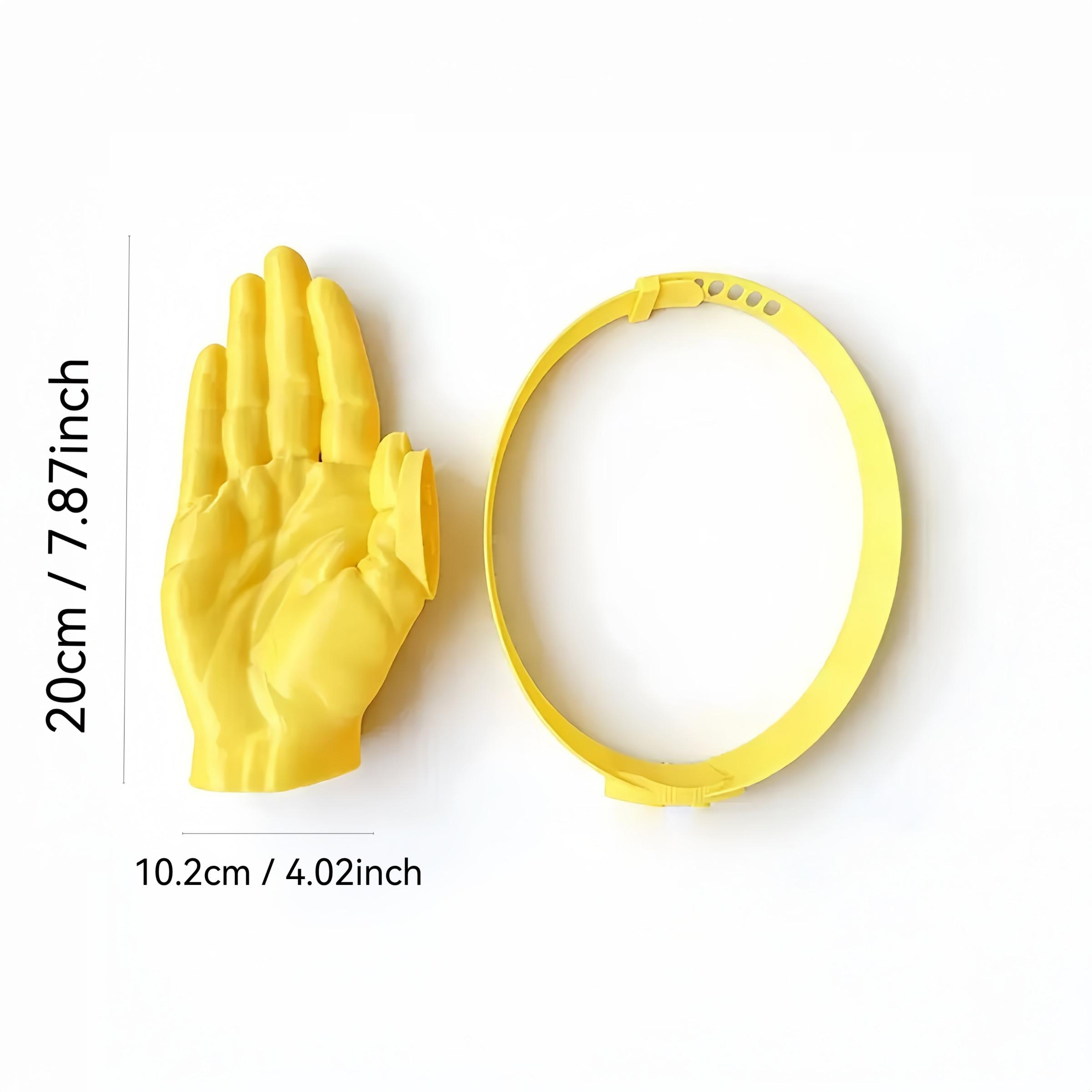 1 Piece 3D Printed Creative Palm Sun Hat, Funny Hand Shape UV Protection Cap, Wearable Outdoor Sun Hat, Model Yi132