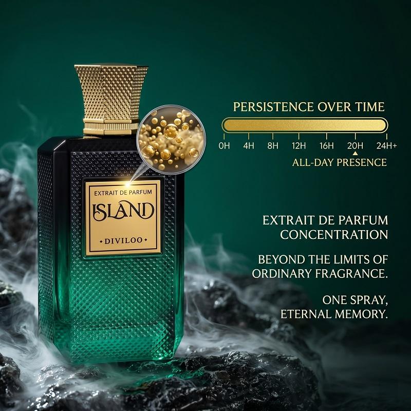 Island Dreams Perfume 100ML Unisex, Bourbon Vanilla Gourmand Eau De Parfum, Coconut & Tropical Notes, Long Lasting Vacation Scent