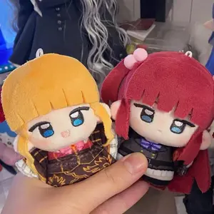 Umineko When They Cry Beatrice & Ange Ushiromiya Cute Plush Doll Anime Chibi Stuffed Toy Pendant Gift for Game Fans Collectors