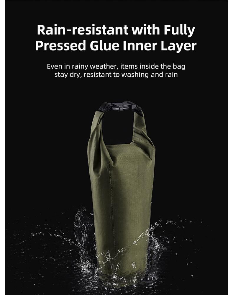 ROCKBROS Bike Saddle Bag Separating Expandable Waterproof Big Capacity Bike Bag For MTB Road Bike Quick Release Bike Accessories 1.3L