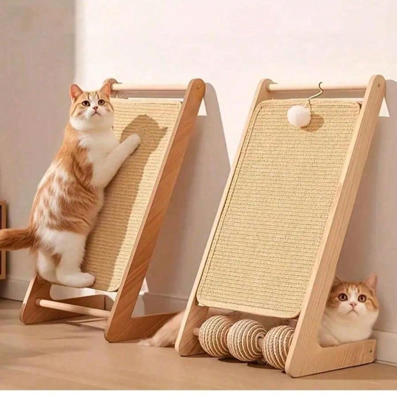1 Sturdy Sisal Cat Scratching Board - Clutter-Free, Sofa-Design For Exercise And Rest - The Perfect Gift For Your Cat, Your Cat's Favorite Gift, And A Few Extra Preventative Sofas At Home