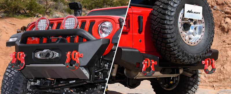 Nilight 2 Pack 3/4" Mega D-Ring Shackle with 7/8" Screw Pin 68,000LBS Break Strength, Heavy Duty Off Road Recovery Shackle for Use with Tow Strap, Winch, Off-Road Jeep Truck Vehicle Parts Hardware Industrial  dealsforyoudays