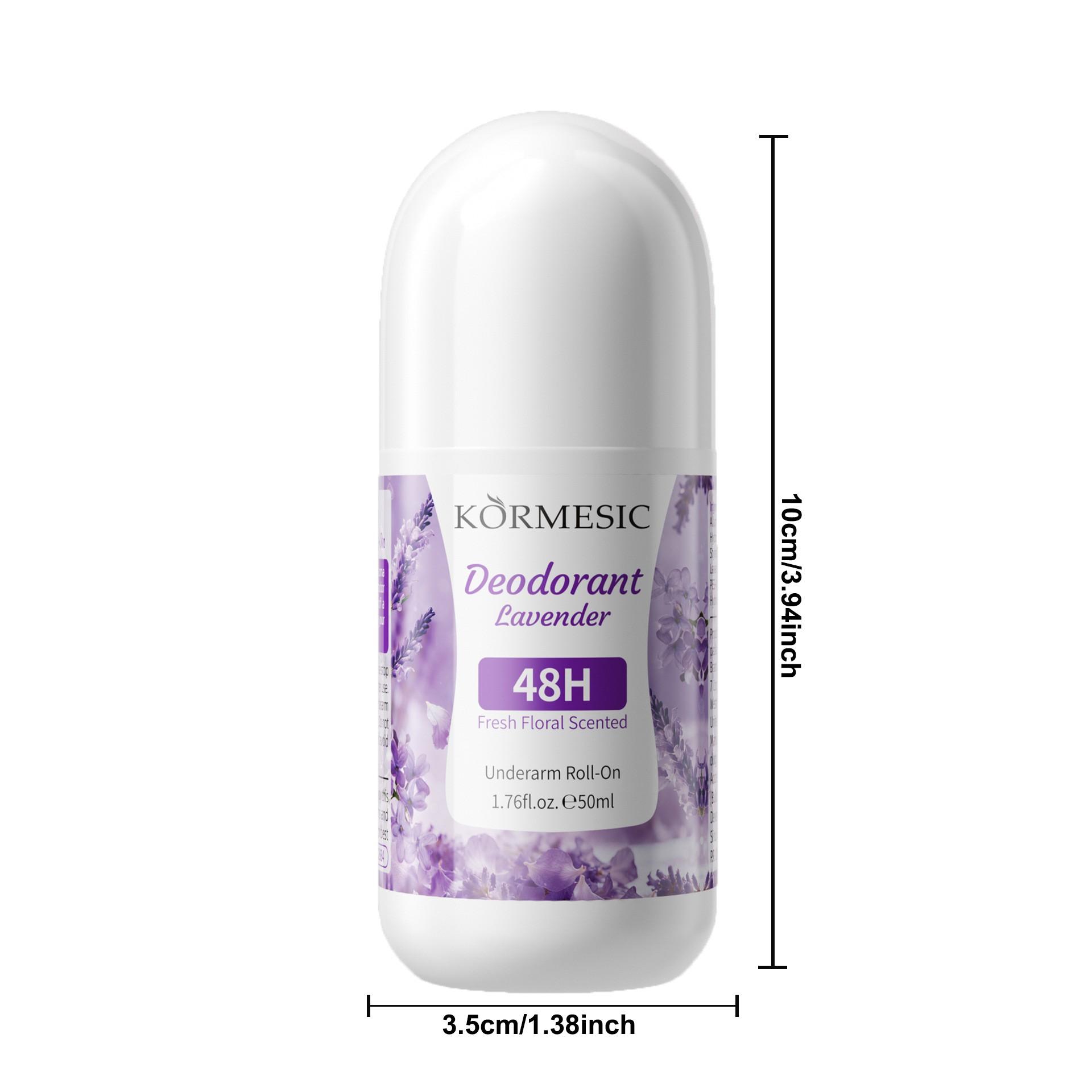 Lavender Roll-On Deodorant Mist, Body Care, Long-Lasting Sweat Control, Fresh Natural Lavender Scent, Smooth Texture, Ideal for Daily Use & Sports
