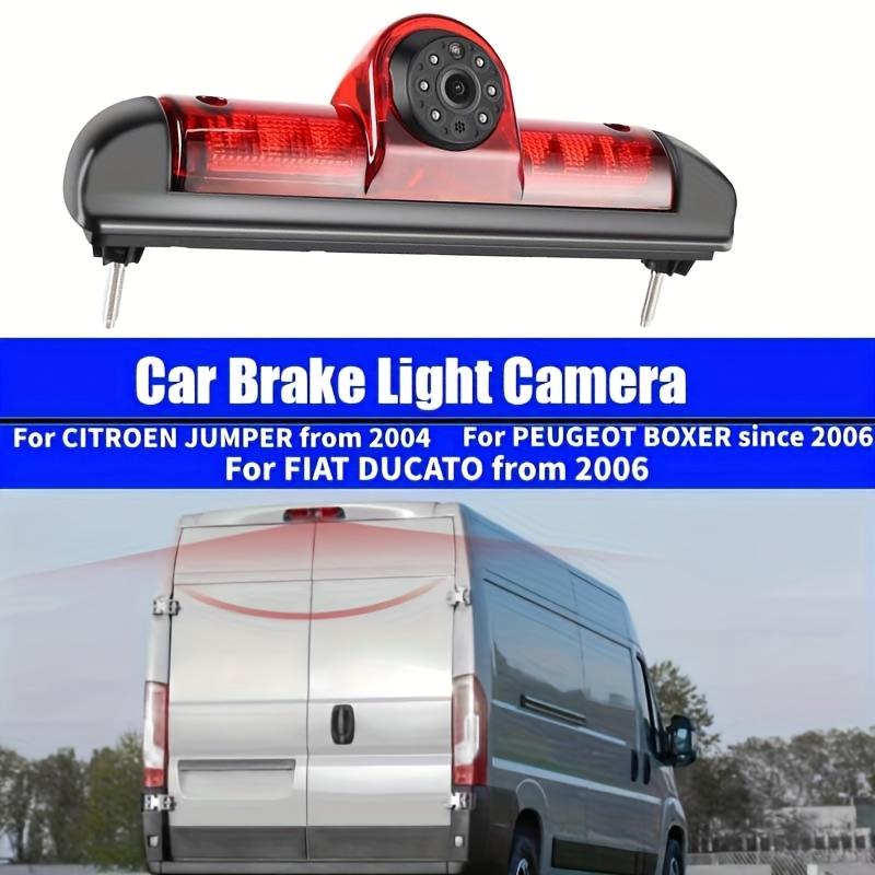 3rd High Brake Light Camera for Renault Trafic/Vauxhall Vivaro/for Nissan Primastar - 6-LED Parking Reverse Backup Camera with CCD Sensor, Wide View Angle, Universal Fit (2001-2014 Models), Vehicle Backup Cameras