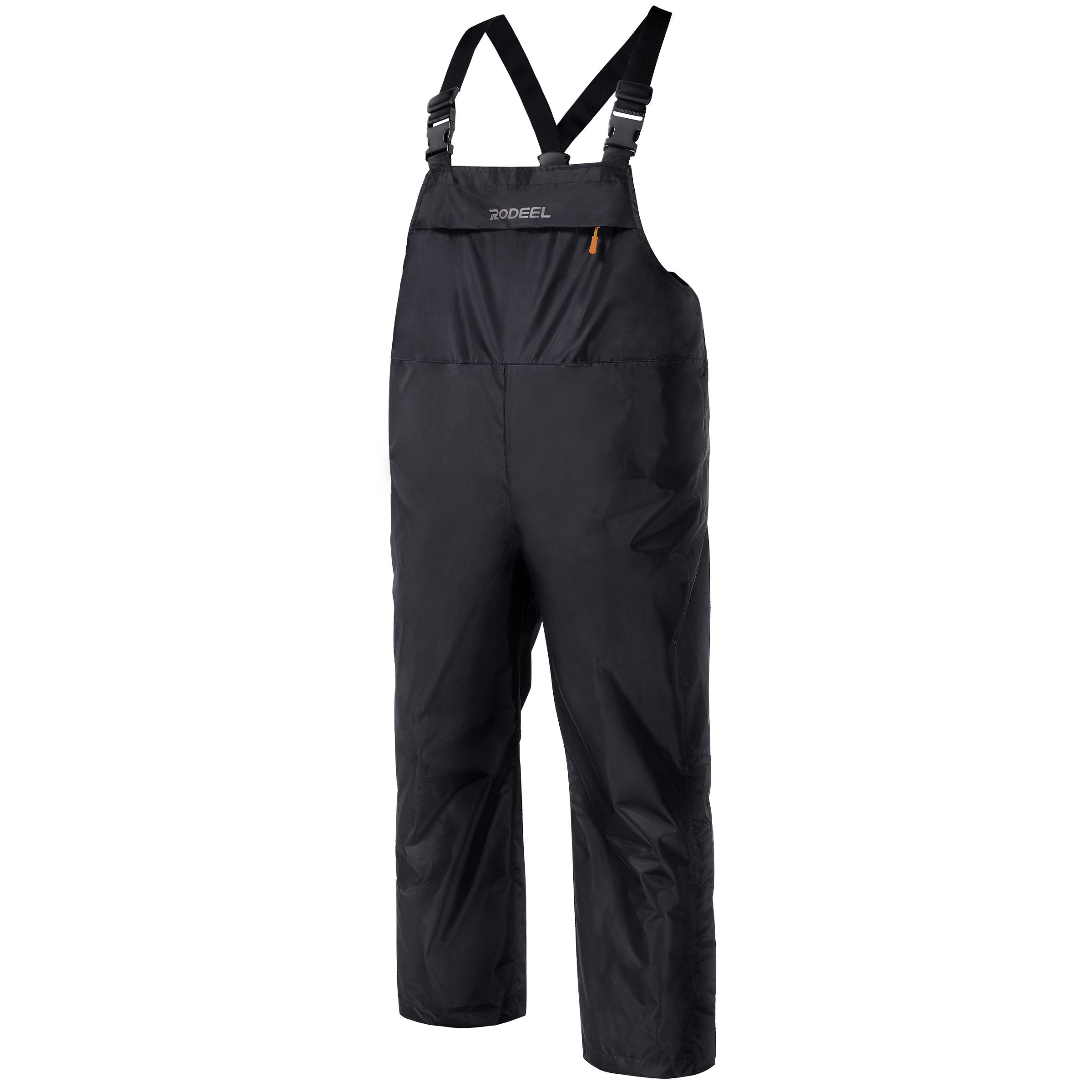【RODEEL】717 Waterproof Bib Overalls Men Durable Rainwear with Adjustable Suspenders and Chest Pocket Relaxed Fit Pants Workwear for Outdoor Sports Hiking Fishing Boating Car Washing Construction Landscaping Gardening Workwear Menswear, Holiday Gift