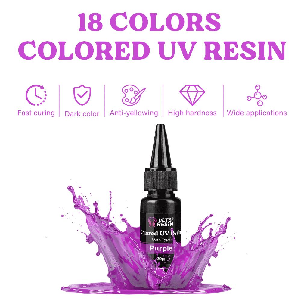 12Colors UV Resin Kit for Crafts, Jewelry Making, Decoration(20g Each), DIY Birthday Gift Crafts LET'S RESIN