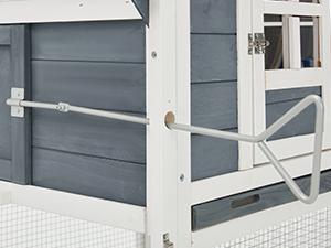 YODOLLA 123” Large Wooden Chicken Coop, Outdoor Hens House with Ramps and Nesting Boxes