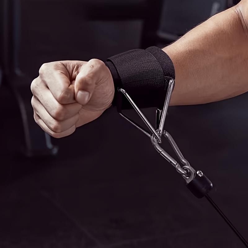 Adjustable fitness wristband with anti-slip design, heavy-duty adjustable fitness wristband - suitable for cable machines, weightlifting, pull-ups, gym and home fitness training assistance, fitness accessories, strength training equipment