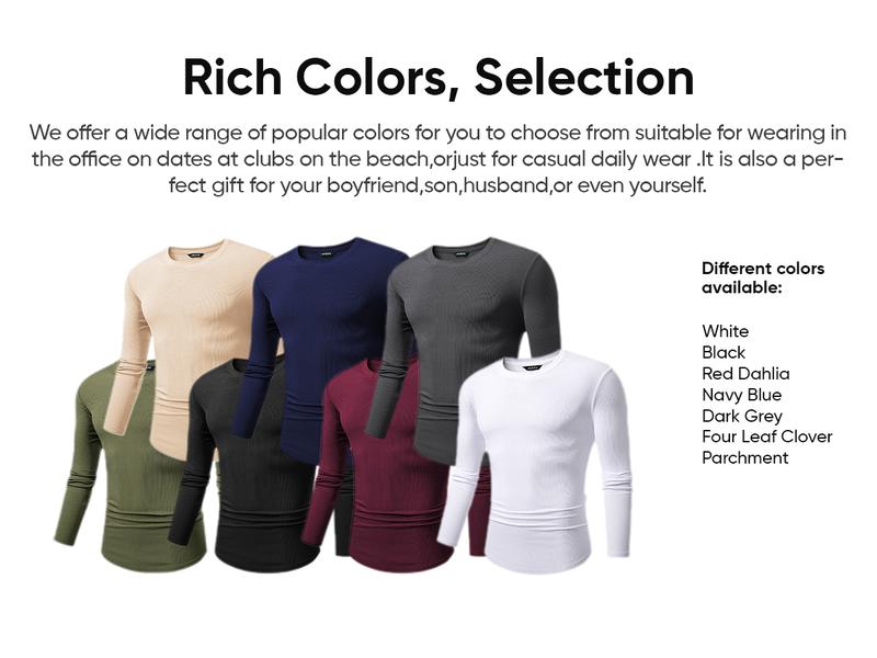 JMIERR Mens Long Sleeve Muscle T Shirts Casual Crewneck Longline Ribbed Tee Shirts for Gym Workout JMIERR Mens Long Sleeve Muscle T Shirts Casual Crewneck Longline Ribbed Tee Shirts for Gym Workout