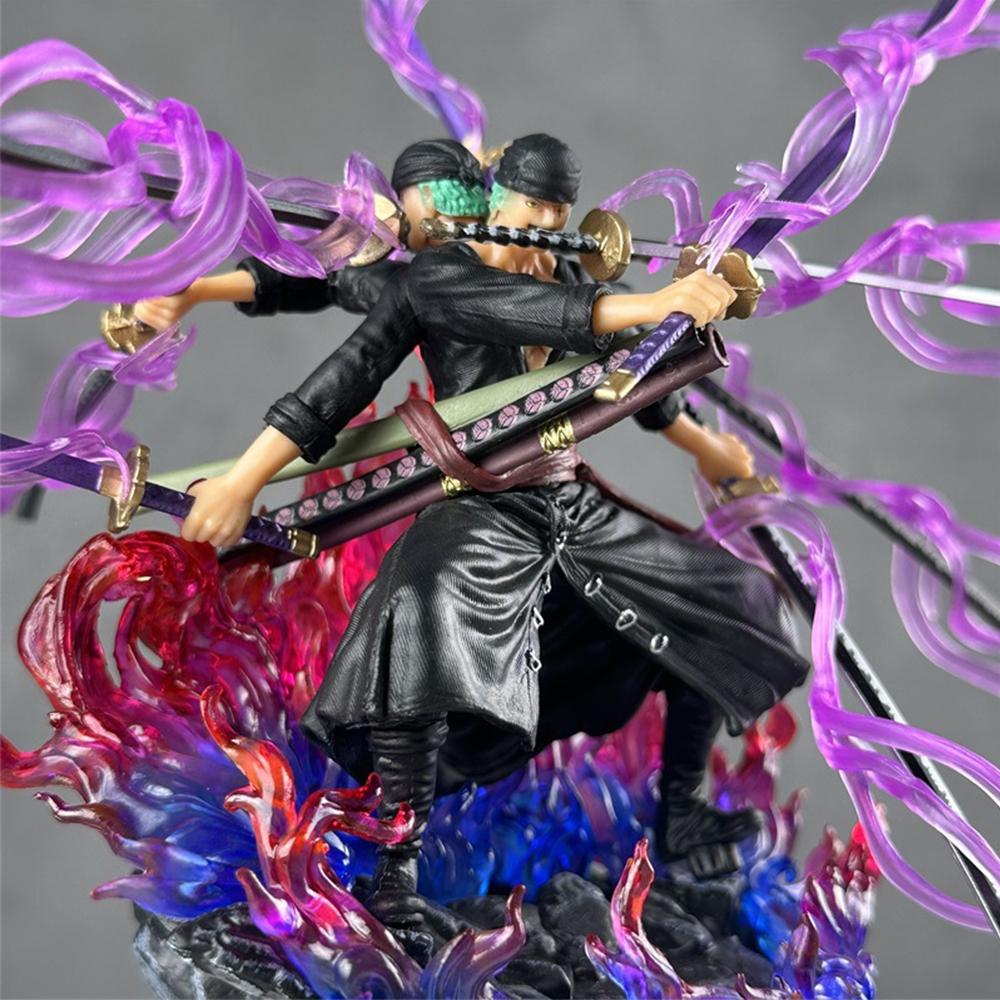 One Piece Roronoa Zoro Ashura Figure, 9-Sword Style Demon God Statue, Ultimate Gift for Otakus & Anime Lovers, Collectible Figurine