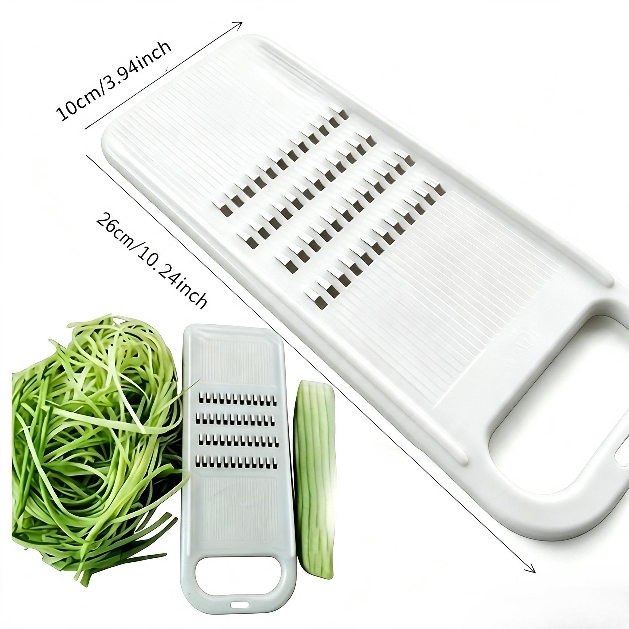 Multifunctional Manual Vegetable Slicer Shredder, Household Kitchen Cutter for Cucumber, Radish, Potato, Zucchini, Hand‑held Vegetable Shredding Tool for Home Cooking