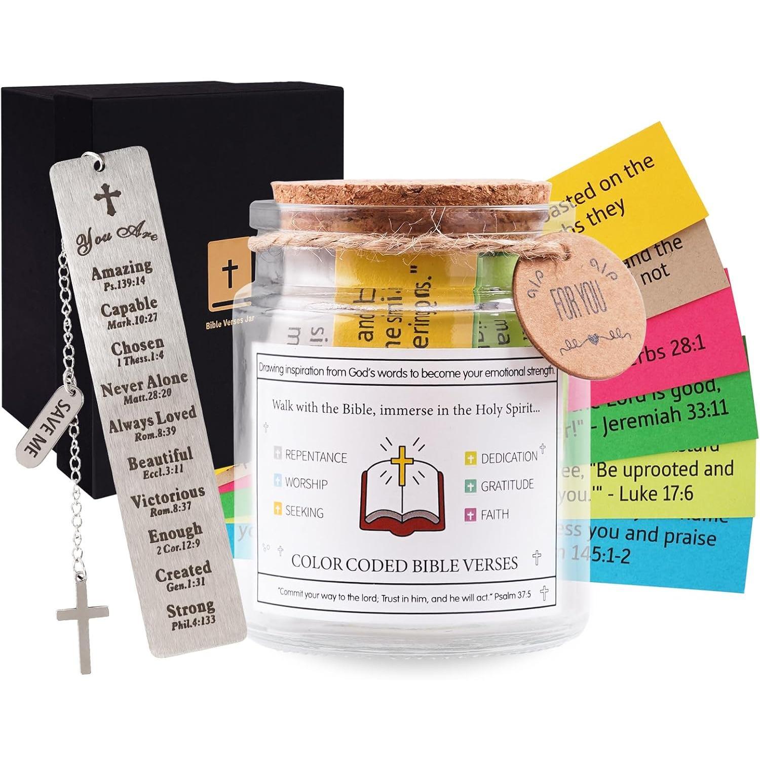 Verse Jar,  Verses In a Jar, Easter Gifts for Women Mom, Christian Gifts for Women, Religious present