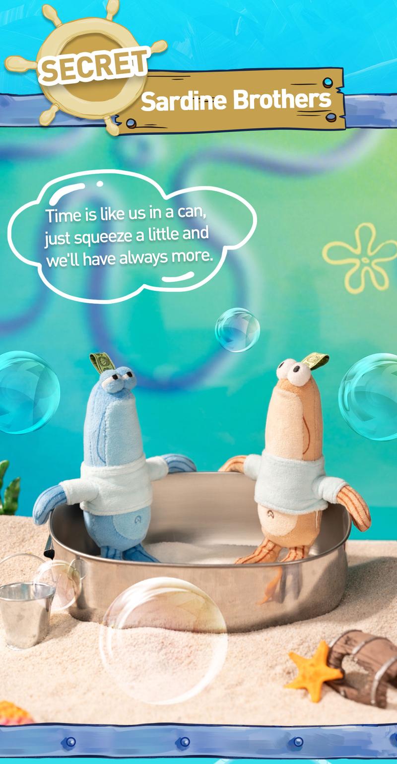 POP MART Bikini Bottom Buddies - Whimsical Plush Blind Box, Collectible Toys, Valentine’s Day Gifts