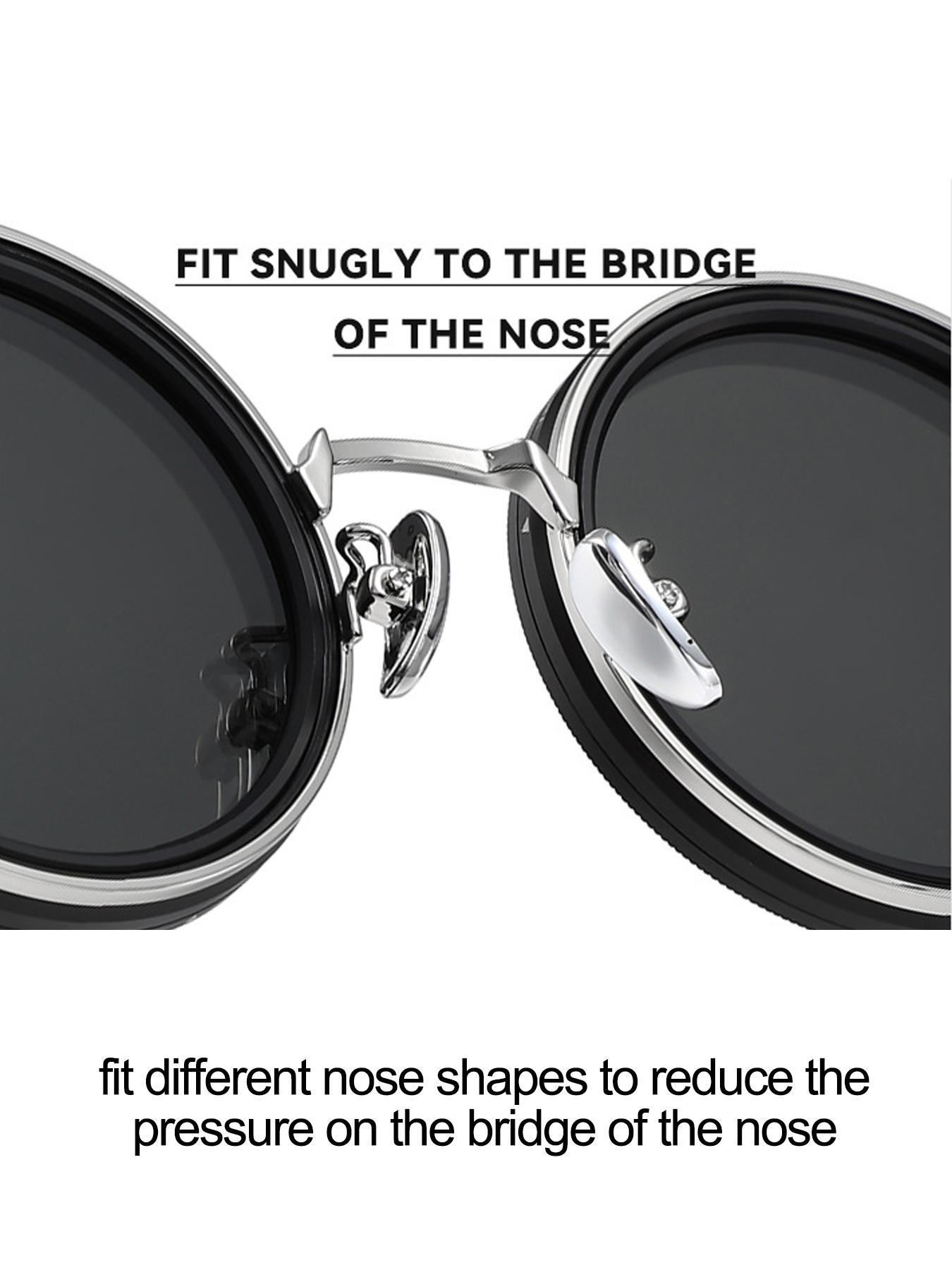 Black Lens Brightness Adjustable Tint Aperture Sunglasses Polarized Fishing Handmade ND9 Adjustable Dimming Sunglasses Trendy Sun Glasses