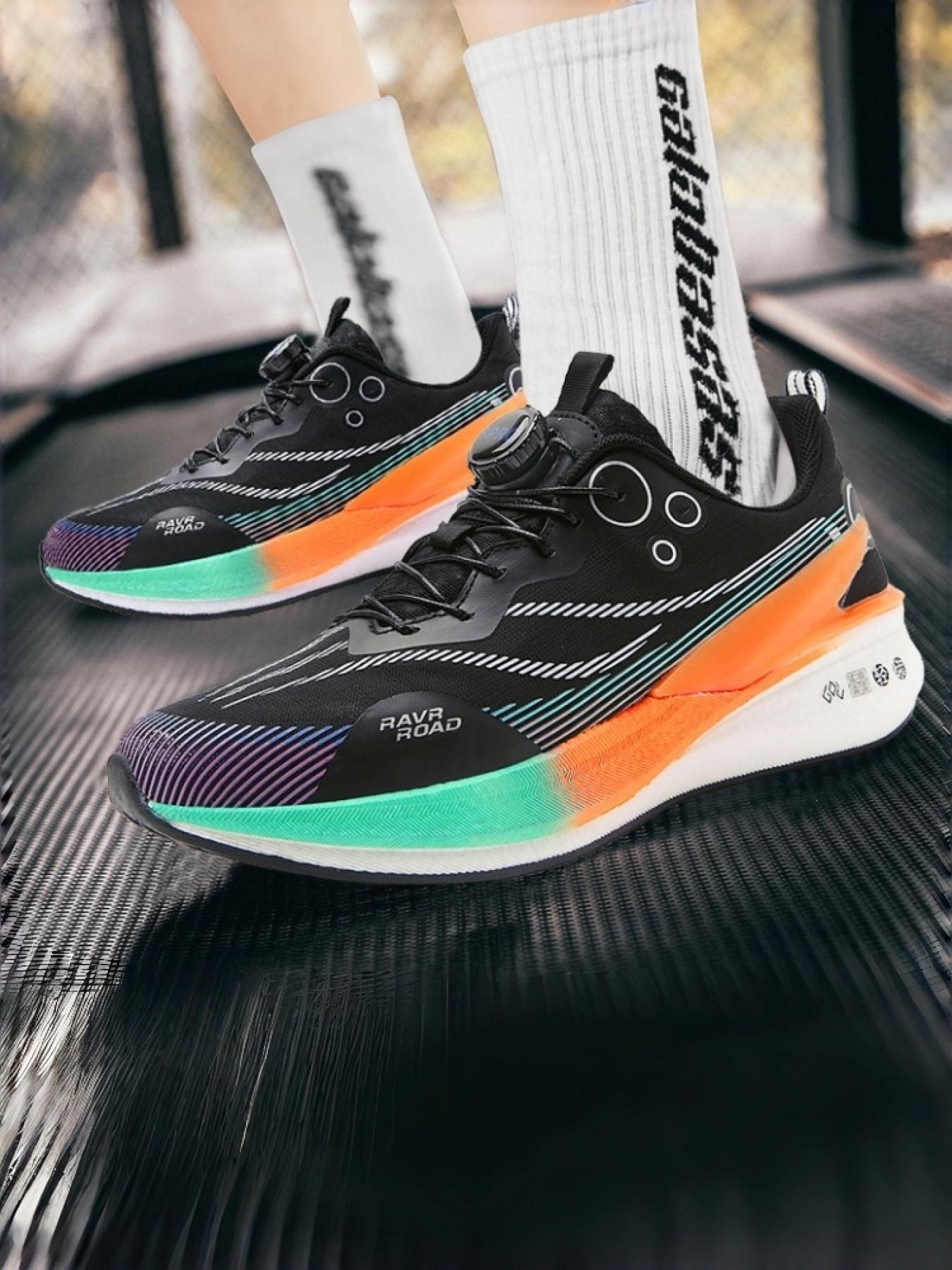 1 Pair Family Matching Sneakers Eye-Catching Color Design Breathable Material Non-Slip Sole For Outdoor Sports & Daily Casual Wear