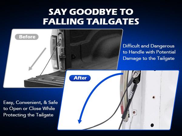 Orion Motor Tech Compatible with 15-25 F150 Tailgate Assist Accessories, Truck Tail Gate Lift Assist Tailgate Shock Compatible with Ford F150 2015 2016 2017 2018 2019 2020 2021 2022 2023 2024 2025