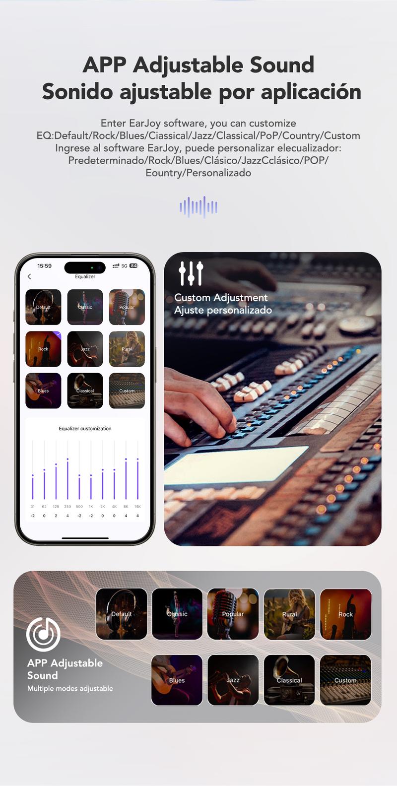 MINISO MS199 Translation Clip On Ear Headphones Full Color Touch Screen, Audio Wireless Headphones Support 135 Languages Real Time Bluetooth Translation Built-in Microphone for Music & Phone Calls,Sport Waterproof & Sweatproof