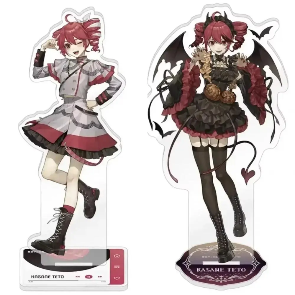 Anime Kasane Teto Acrylic Stand Figure Project Diva Anime Peripheral Cute Delicate Arrangement Room Desktop Ornament New