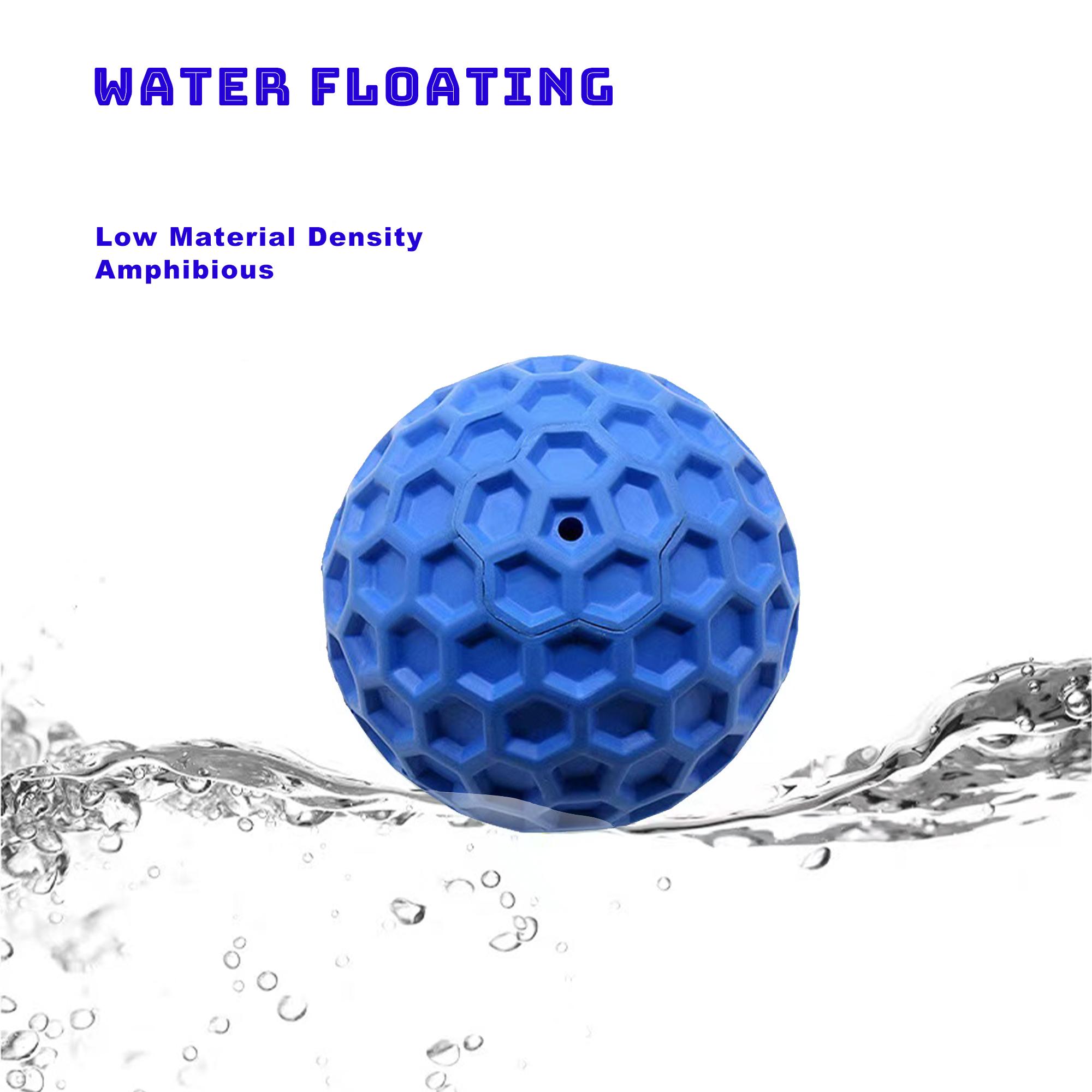 Indestructible Squeaky Dog Ball - Relieves Anxiety, Cleans Teeth, Interactive Chew Toy for Large Breeds, Outdoor Waterproof Indestructible Squeaky Dog Ball - Relieves Anxiety, Cleans Teeth, Interactive Chew Toy for Large Breeds, Outdoor Waterproof