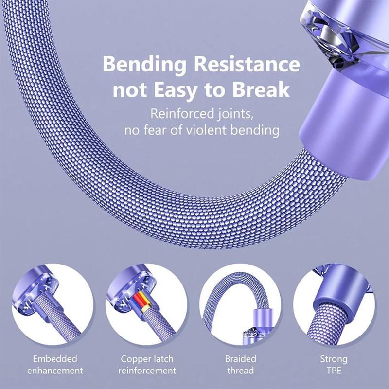 120w Super Fast Charging 6a Data Cable for Huawei Honor Type-C, 1m/2m Universal Charger Cable, High Power Efficiency