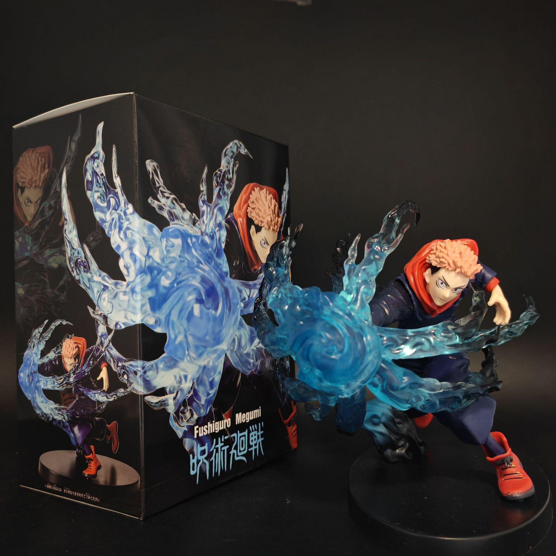 New Jujutsu Kaisen Yuji Itadori Anime Model Desktop PC Case Accessory Figure Statue, Collectible Handmade Ornament for Fans