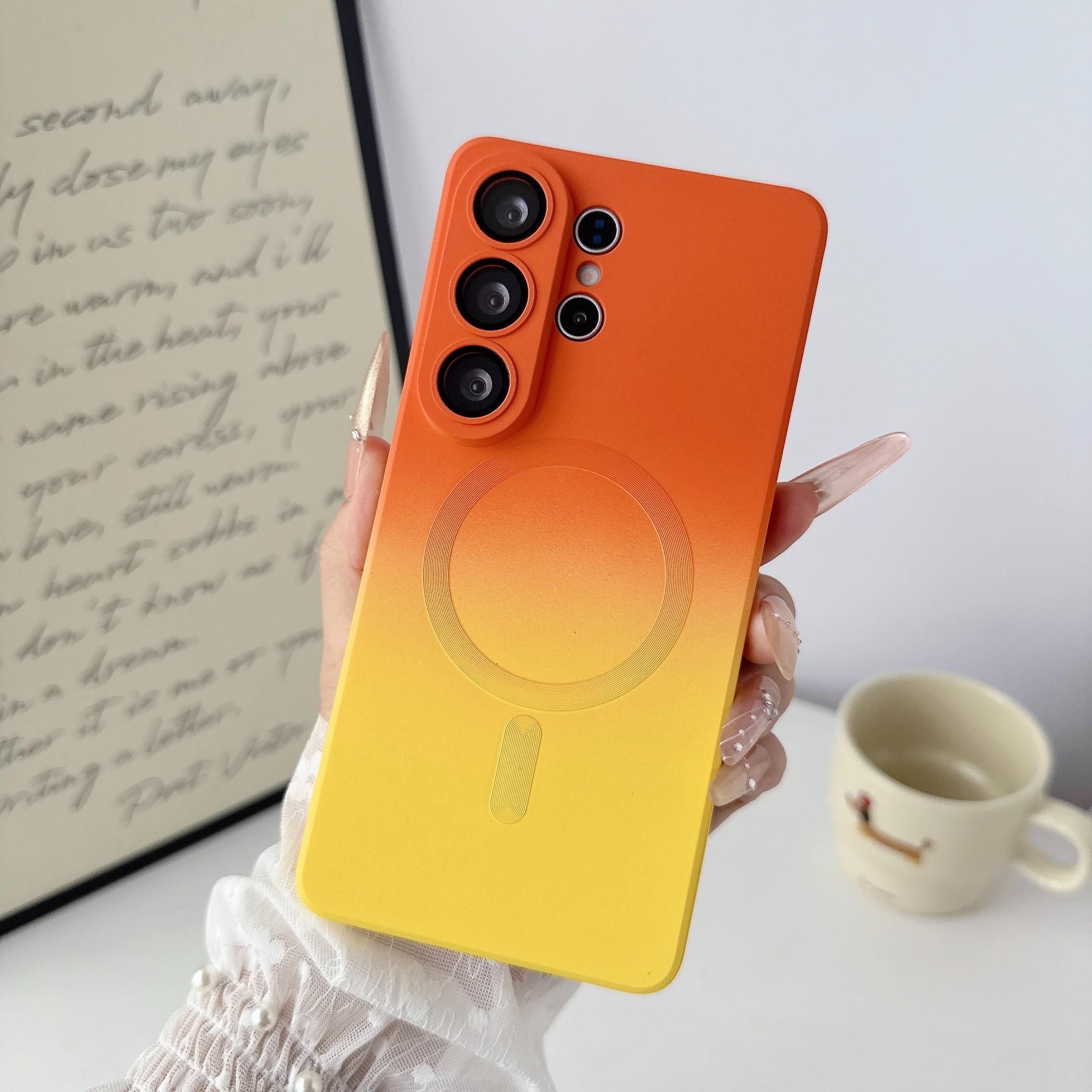 Gradient Liquid Phone Case for Samsung Galaxy S26/s25/s24, Shockproof Thin Protective Cover, Unisex Gift Idea