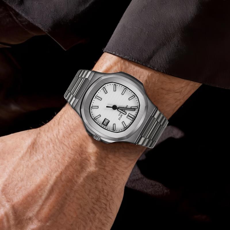 NAVIFLZ NFVZ High Quality Top Luxury Man Watch Sports Waterproof Luminous Date Men Wristwatch Square Dial Automatic Mechanical