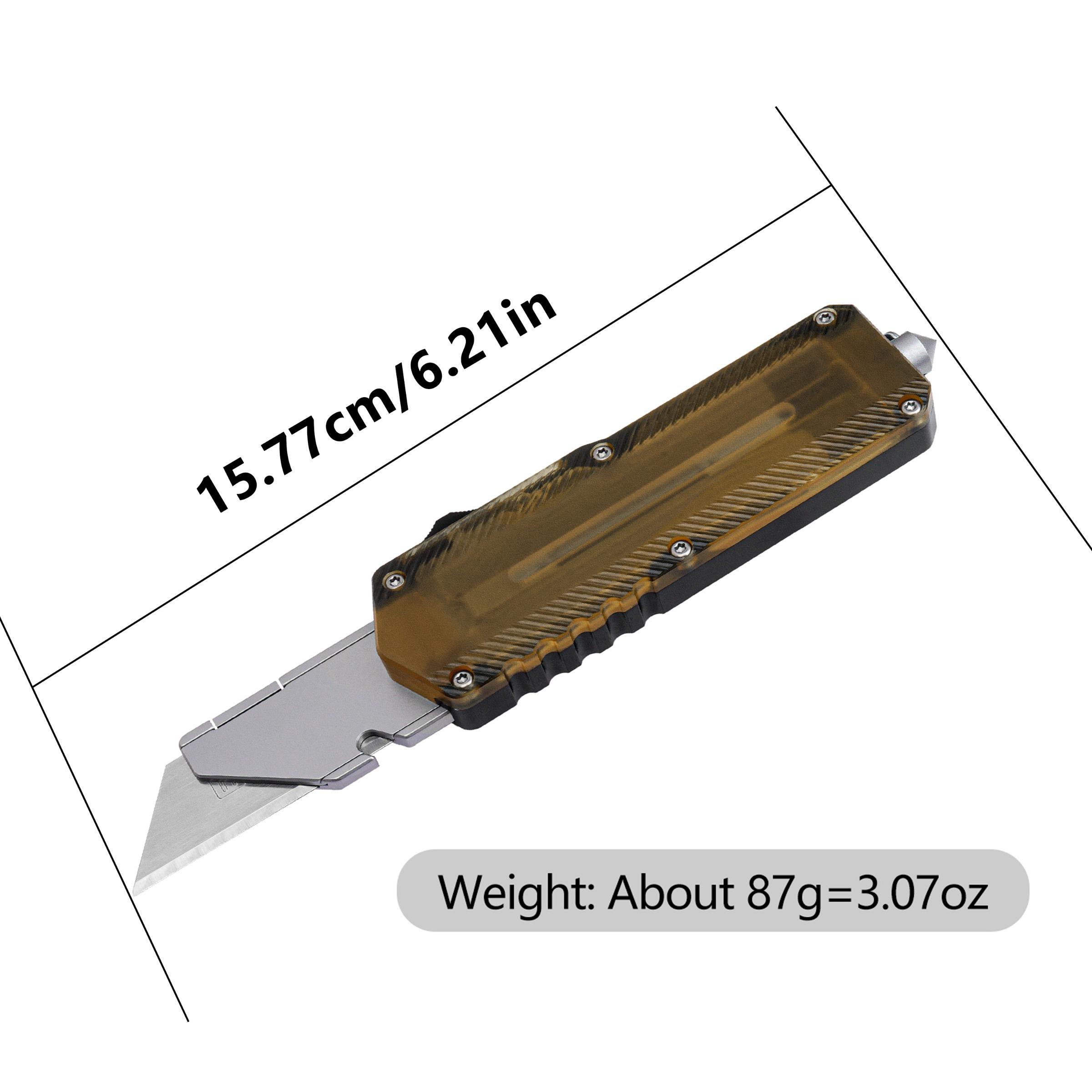Aluminum Alloy Outdoor Knife Set, Craft Knife, Portable Knife, Window Breaker, Multi-Function Cutting Tool, Durable & Versatile, Outdoor Multifunctional Tools
