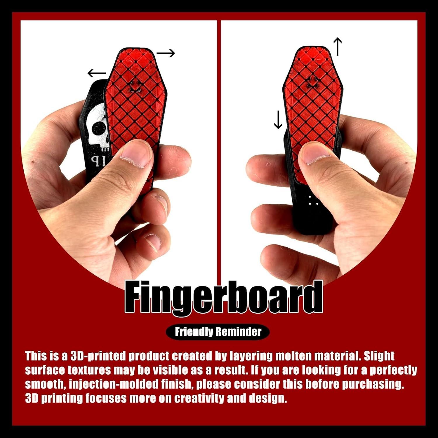 Magnetic Kickflip Fidget Slider Toy for Adults Mini Flip Fingerboard Skateboard with Storage Crat Portable,Office Desk Toys