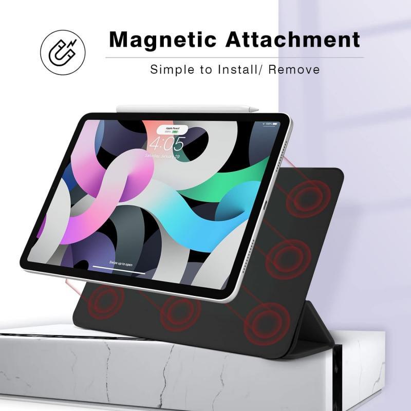 Magnetic iPad Case with Stand, Auto Wake/sleep Function, Compatible with 10.9-Inch iPad Air 4/5 & 11-Inch iPad Air 6/7