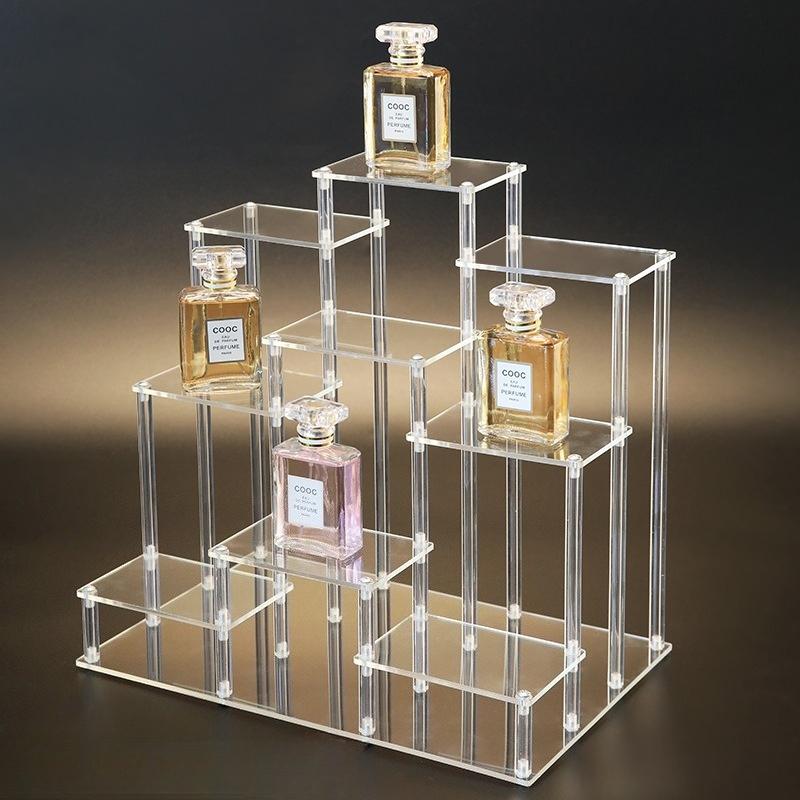 Acrylic transparent display rack multi-layer shelf display rack Display Risers Stand