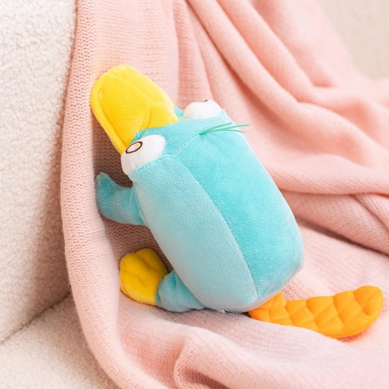 Cute Blue Platypus Plush Toy, Adorable Anime Animal Stuffed Doll, Perfect Gift for Kids, Day, Birthday, Holiday Present