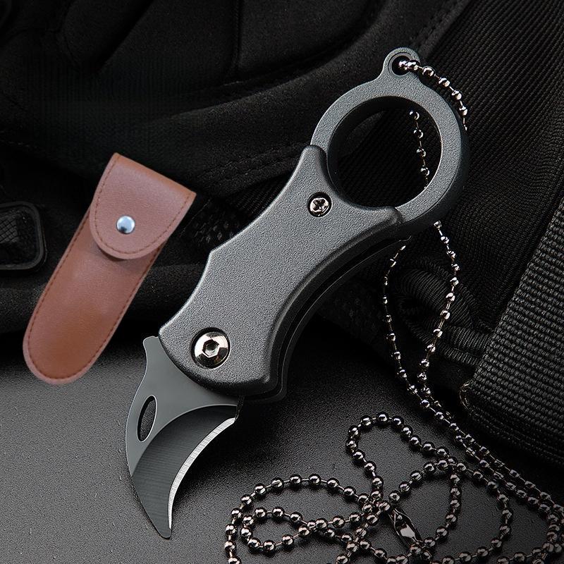 Mini Folding Pocket Knife, Portable Fox Paw Design Keychain Tool, Outdoor Utility Knife for Camping, Hiking, Emergency Use, Compact and Lightweight, Portable Multipurpose Knives