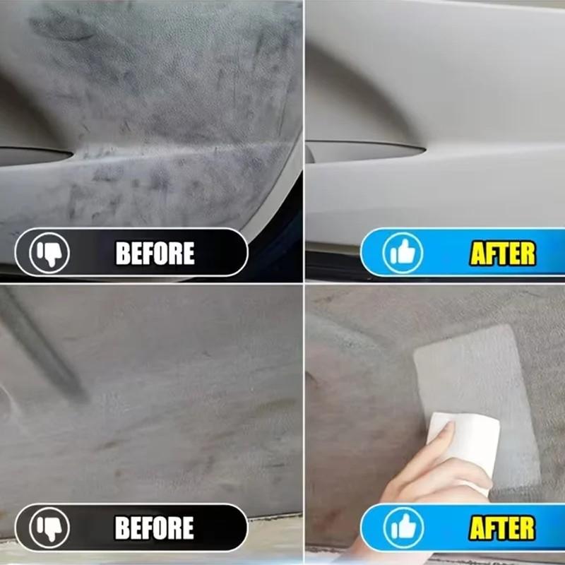 Car Interior Multi-Functional Cleaning Paste, Clean Seats Plastic Dashboard Leather Carpet, Long-Lasting Protection Easy Use, Interior Car Cleaner